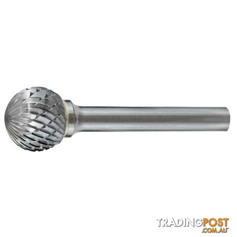 Carbide Burr Ball Shape 3/8" Diameter 1/4" Shank DC Holemaker CB-SD3
