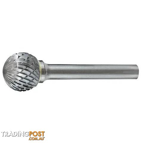 Carbide Burr Ball Shape 7/16" Diameter 1/4" Shank DC Holemaker CB-SD4