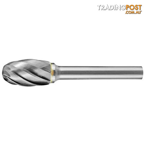 Carbide Burr Aluminium Oval Shape 1/4" X 3/8" Head 1/4" Shank AC (CB-SE1-AC)