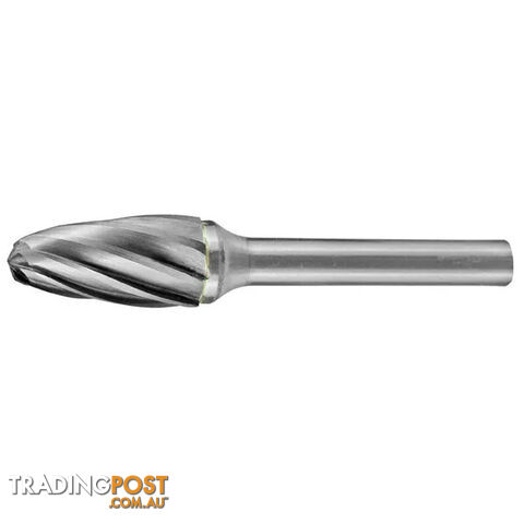 Carbide Burr Tree Shape Radius End 3/8" X 3/4" Head 1/4" Shank AC Holemaker...
