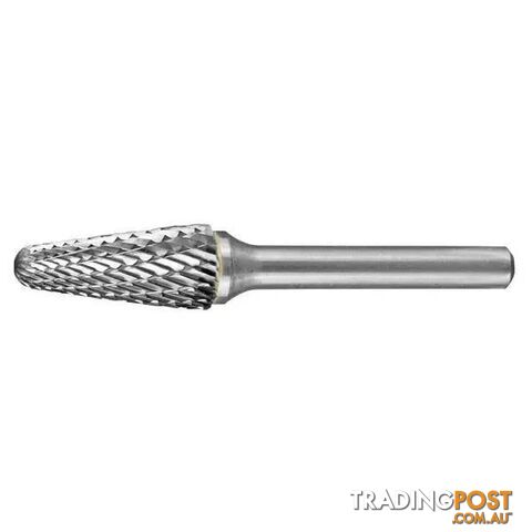 Carbide Burr Tapered Radius End 1/8" X 1/2" Head 1/8" Shank DC CB-SL42