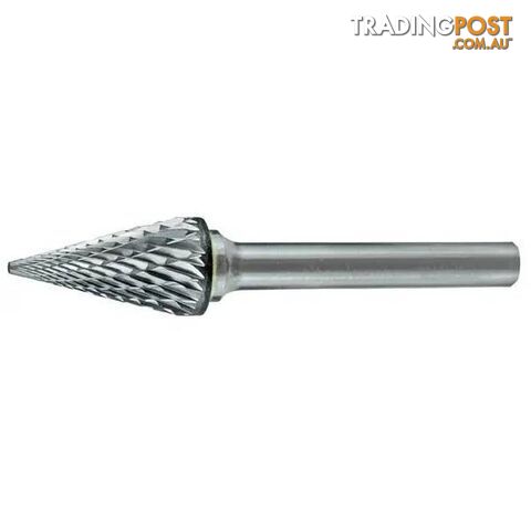 Carbide Burr Cone Shape 5/8" X 1-1/8" Head 1/4" Shank DC CB-SM6