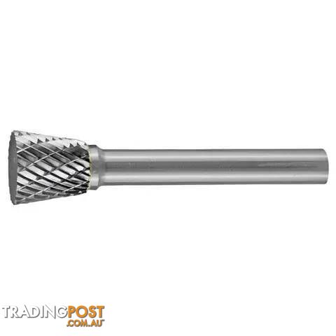 Carbide Burr Inverted Cone Shape 5/8" X 3/4" Head 1/4" Shank DC Holemaker CB-SN6 - photo 2 of 2