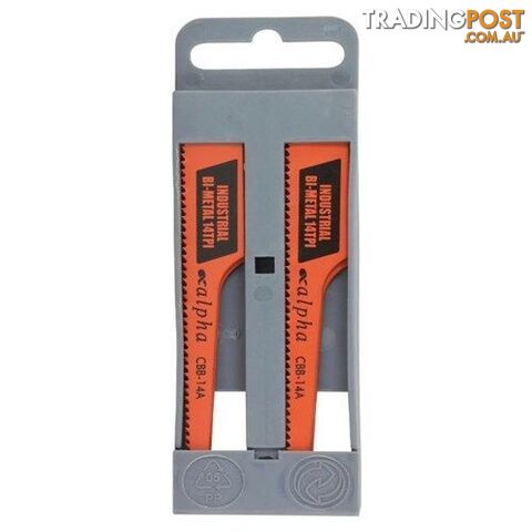14TPI Air Hacksaw Blades 10pc Alpha CBB-14A