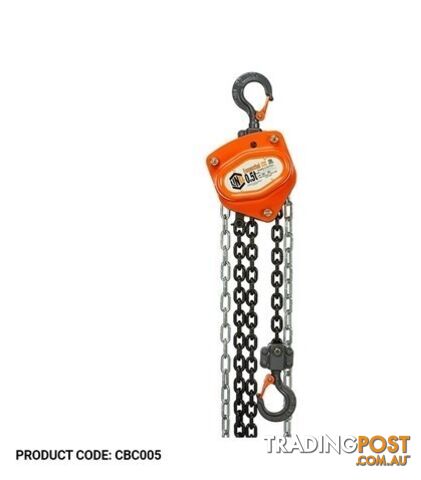 0.5 Tonne Capacity 3m long Chain Block Commercial CBC005