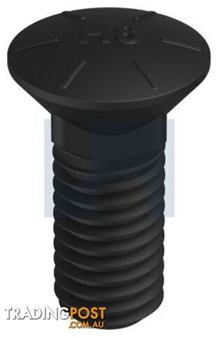Plain Finish Plow Bolt SQ Neck Grade 8 Imperial Hobson