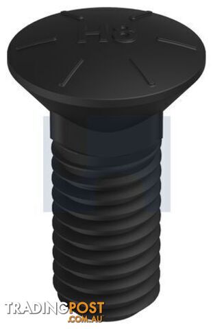 Plain Finish Plow Bolt SQ Neck Grade 8 Imperial Hobson