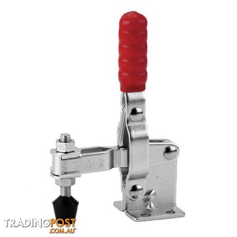 Toggle Clamp Vertical Flanged Base Straight Handle 180kg Cap 154mm Reach ITM...