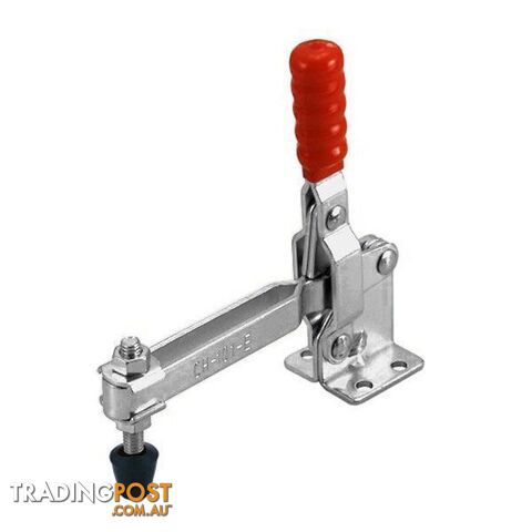 Toggle Clamp Vertical Flanged Base Straight Handle 180kg Cap 204mm Reach ITM...
