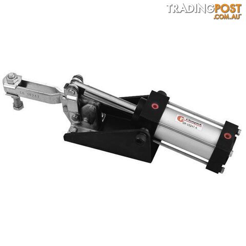 Pneumatic Toggle Clamp Flanged Base 450kg Cap 125.4mm Reach CH-10247-A