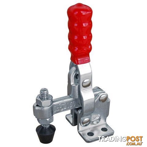Toggle Clamp Vertical Flanged Base Straight Handle 91kg Cap 32.9mm Reach ITM...