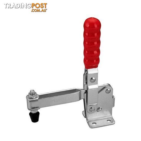 Toggle Clamp Vertical Flanged Base Straight Handle 182kg Cap 106mm Reach ITM...