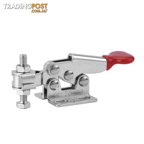 Toggle Clamp Horizontal Flanged Base Flat Handle 20kg Cap 17.6mm Reach ITM...