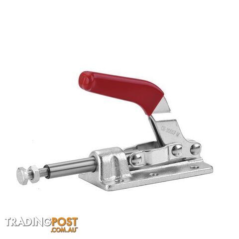 Toggle Clamp Push/Pull Flange Base Bent Handle 318kg Cap 41.3mm Reach ITM...