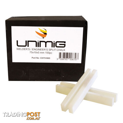 Unimig Engineers Chalk 75x10x5 CH751005 Box of 100 Pieces