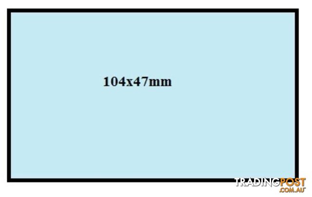 104 x 47mm Welding Cover Lens
