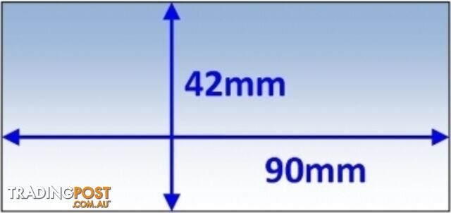 Clear Inner Lens for 90 X 42mm PKT : 5