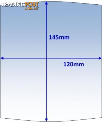 Clear Outer Lens 145 X 120mm Suit: Miller Elite/Titanium CLME-10 PKT:10