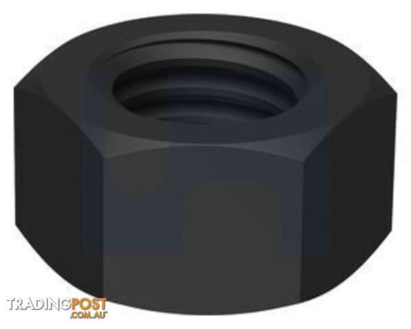 Plain Finish Plow Nut Grade 8 Imperial Hobson
