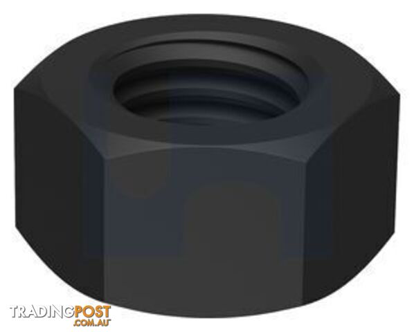Plain Finish Plow Nut Grade 8 Imperial Hobson