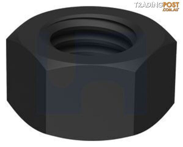 Plain Finish Plow Nut Grade 8 Imperial Hobson