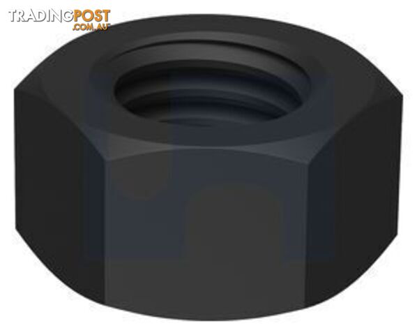 Plain Finish Plow Nut Grade 8 Imperial Hobson
