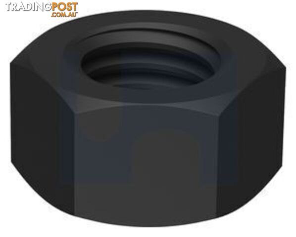 Plain Finish Plow Nut Grade 8 Imperial Hobson