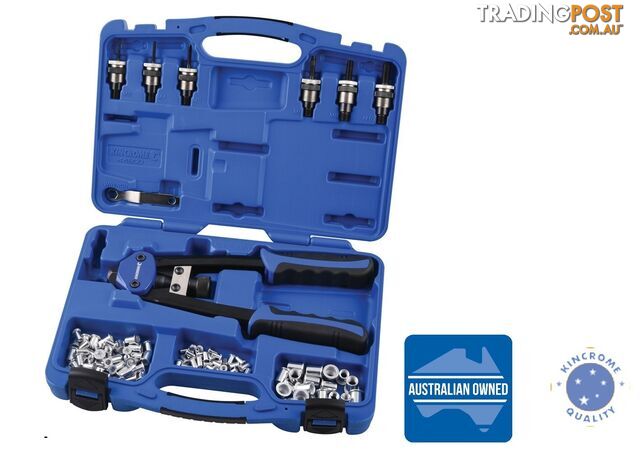 Nut Riveter Twin Handle 68 Piece Set Kincrome K4900