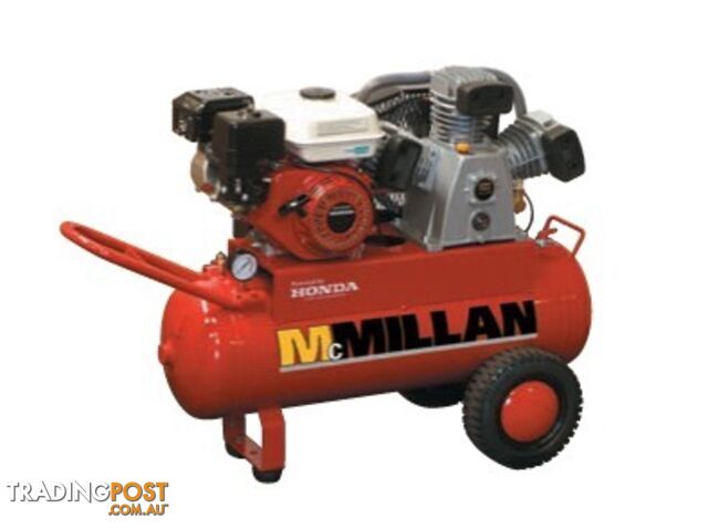 Petrol Compressor 60 Litre Tank Recoil Start CP23