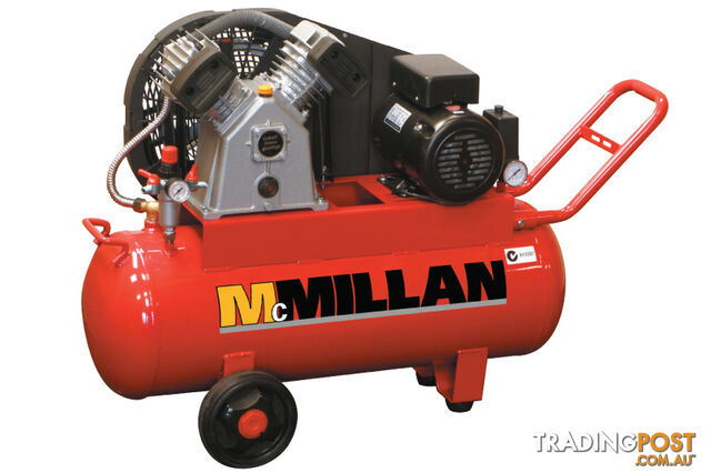 McMillan Petrol Driven Air Compressor on 70L Tank