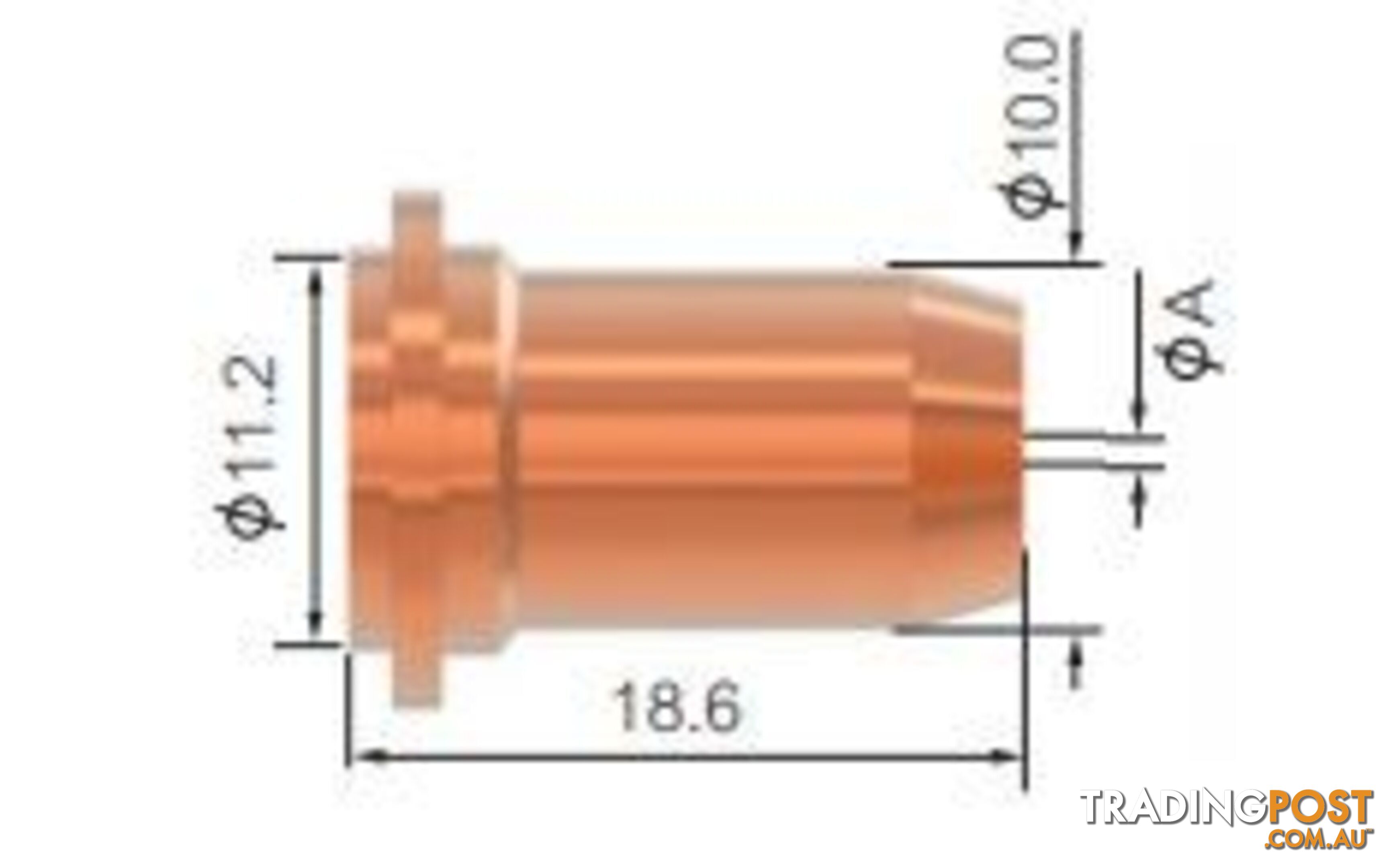 Cutting Tip 0.8mm Flat For Cutmatic 45 WIA SCP2520-08 Pkt : 5