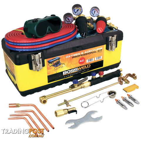 Bossweld Oxy/LPG Cutting/ Brazing Kit With Flashback Arrestors