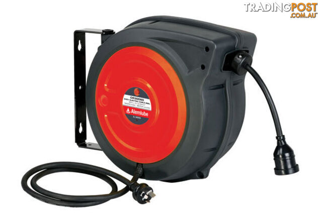 240V CABLE REEL 20M 15 AMPS Alemlube CR30060