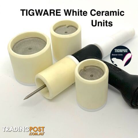 Ceramic Nozzles White Size 12 For 9/20 and 17/18/26 Series Torch