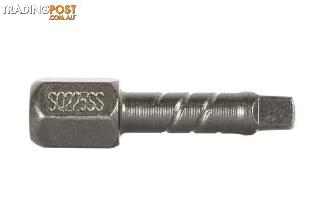 Square SQ2 x 25mm Insert Bit Thunderzone Card of 2 CSQ225SS