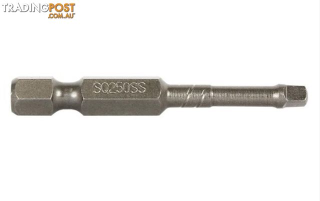 Square SQ2 x 50mm Power Bit Thunderzone Card of 2 CSQ250SS