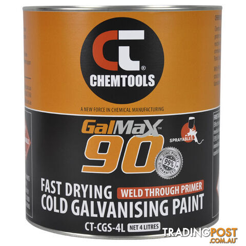 GalMax 90 Cold Galvanising Sprayable Paint & Weld Through Primer ChemTools...