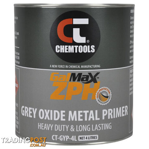 GalMax ZPH Grey Oxide Metal Primer ChemTools CT-GYP-4L