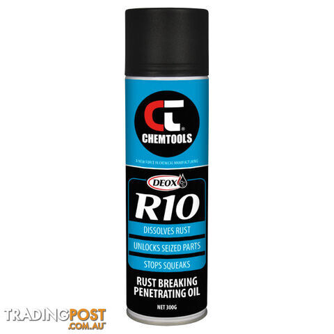 DEOX R10 Rust Breaking Penetrating Oil 300g Aerosol ChemTools CT-R10-300