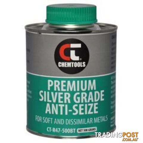 R47 Silver Grade Anti-Seize 500g Brush Top