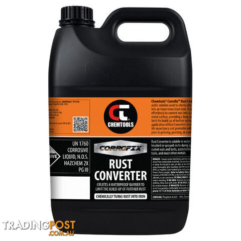 CHEMTOOLS 5L Rust Corrosion Converter Metal Waterproof Barrier Stop Paint...