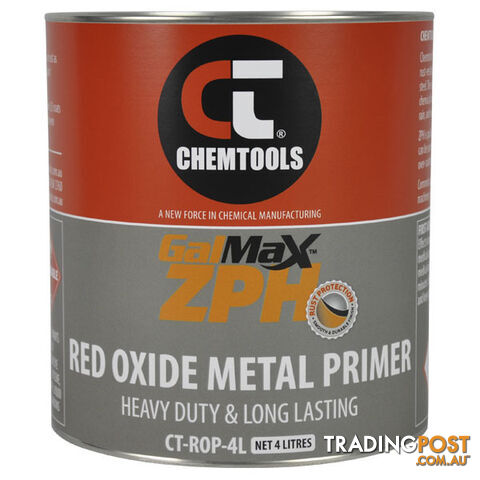 GalMax™ ZPH Red Oxide Metal Primer 4 Litres CT-ROP-4L