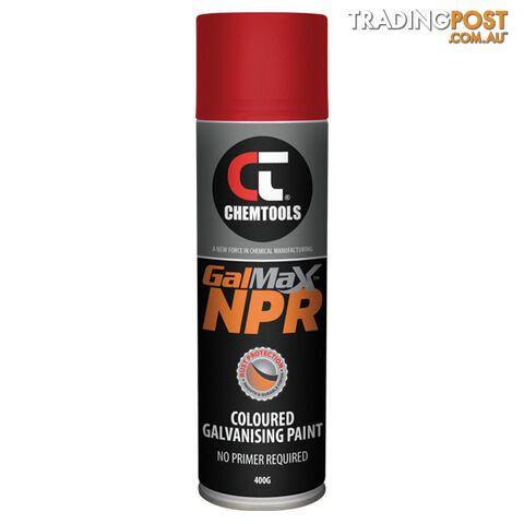 GalMax NPR Red Galvanising Paint 400g Aerosol ChemTools CT-RSG-400