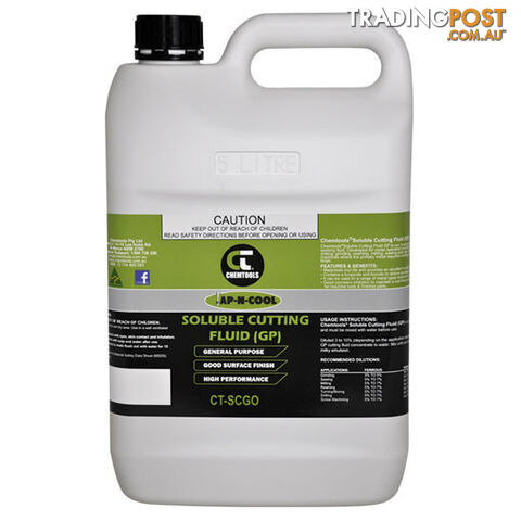 Soluble Cutting Fluid GP 5 Litres Plastic Bottle CT-SCGO-5L