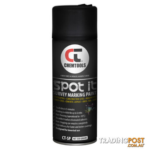 Spot It Marking Paint Black 350g Aerosol