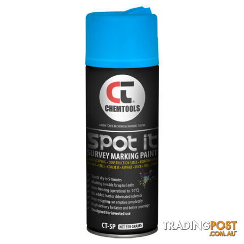 Spot it Marking Paint Fluoro Blue 350g Aerosol