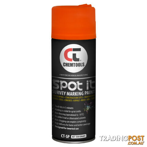 Spot it Marking Paint Fluoro Orange 350g Aerosol
