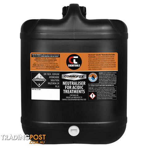 Neutraliser for Acidic Treatments Corrofix 20 Litres Chem-tools CT-SSN-20L