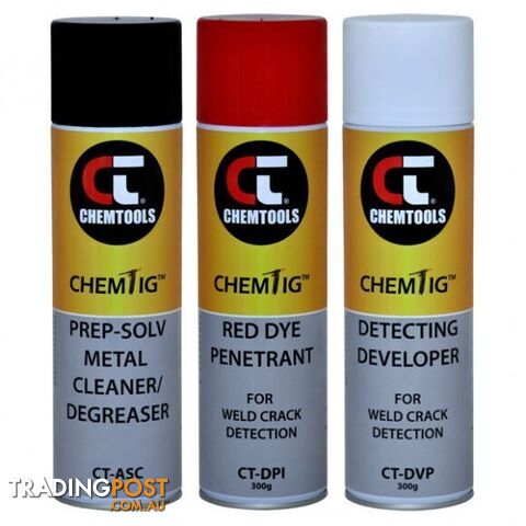 Weld Crack Detection Kit Dye Penetrant Test Kit Chemtools CT-WCFF