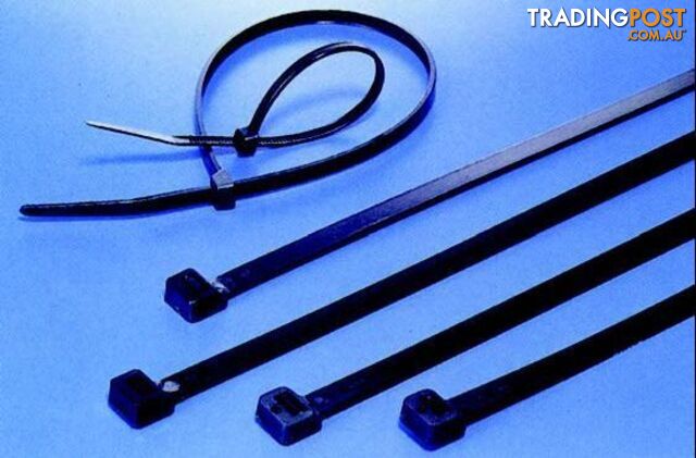 Light Duty Nylon Ties UV Black 100mm x 2.5mm CT100W
